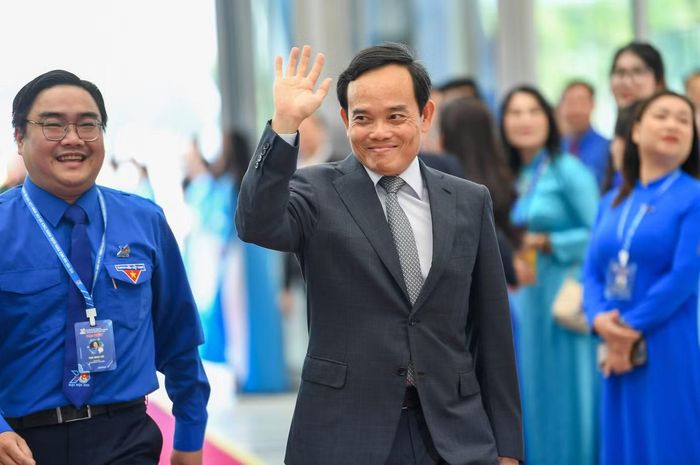 Ủy viên Bộ Chính trị, Bí thư Thành ủy TP. HCM Trần Lưu Quang tham dự phiên Trọng thể, Đại hội Đoàn toàn quốc lần thứ XIII.