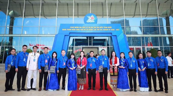 Đoàn đại biểu tỉnh Nghệ An tham dự Đại hội Đoàn toàn quốc lần thứ XIII.