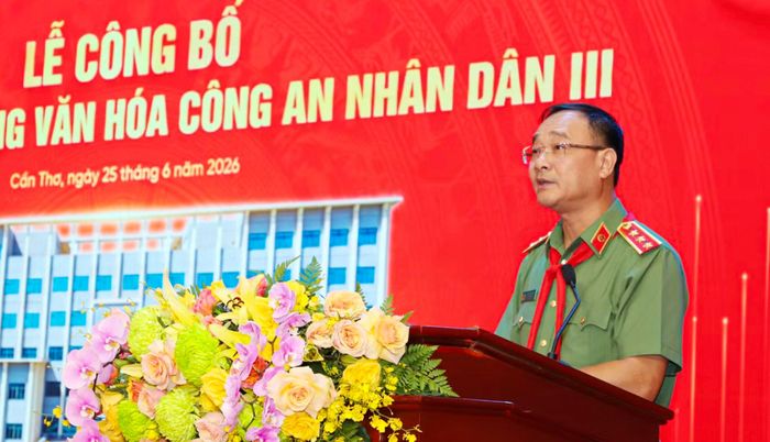  Thứ trưởng Phạm Thế Tùng phát biểu tại buổi lễ 