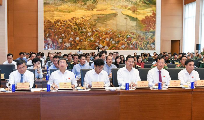  Các đại biểu tham dự buổi lễ. Ảnh: CẨM HÀ 