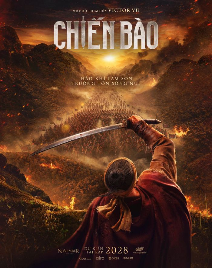  Poster giới thiệu dự án Chiến bào. Ảnh: ĐPCC 
