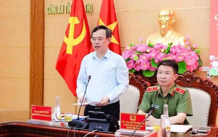 Ông Trịnh Thế Truyền - Giám đốc Sở GD&amp;ĐT tỉnh Phú Thọ phát biểu tại hội nghị.