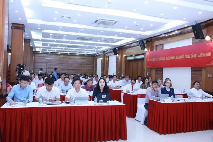 Hội thảo thu hút nhiều chuyên gia, nhà khoa học, nhà quản lý cơ sở giáo dục nghề nghiệp.