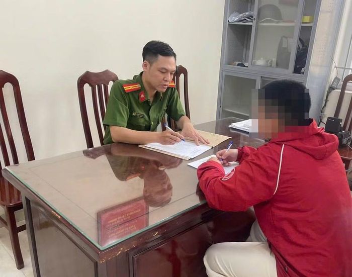 Cơ quan Công an làm việc với N.H.Y