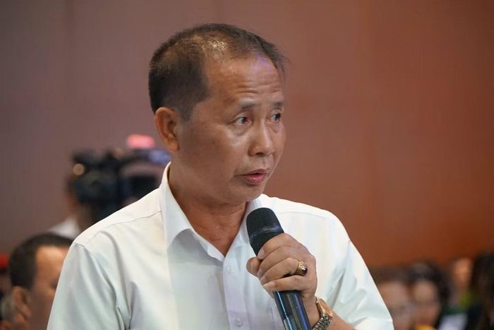 Ông Trần Tiến Lợi - Chủ tịch Hiệp hội Bất động sản tỉnh Đắk Lắk, kiến nghị.