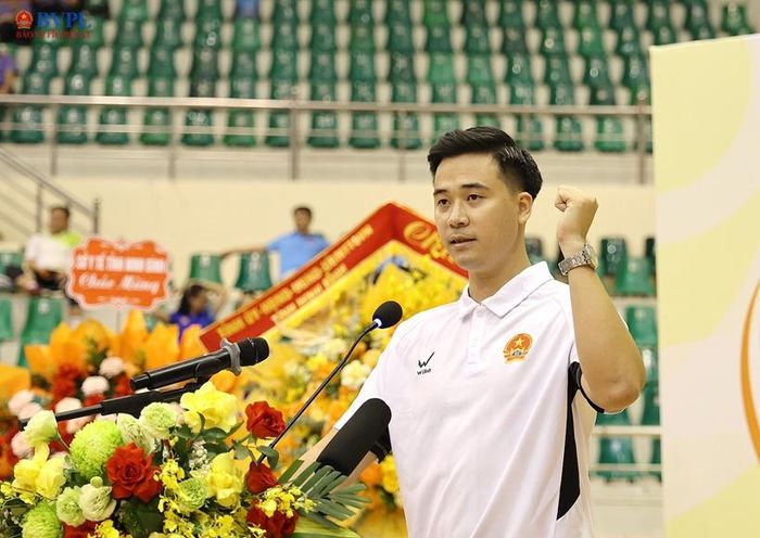  Đại diện vận động viên tham dự Hội thao tuyên thệ.