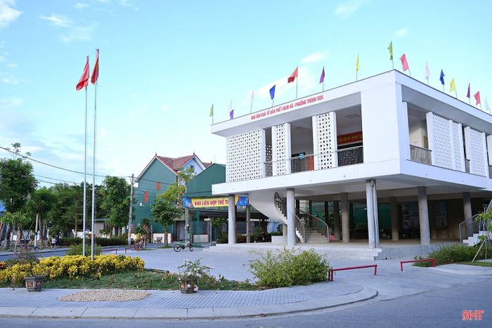 Nhà văn hóa TDP 1 Nam Hà được lựa chọn là nơi sinh hoạt của TDP mới sau sắp xếp.