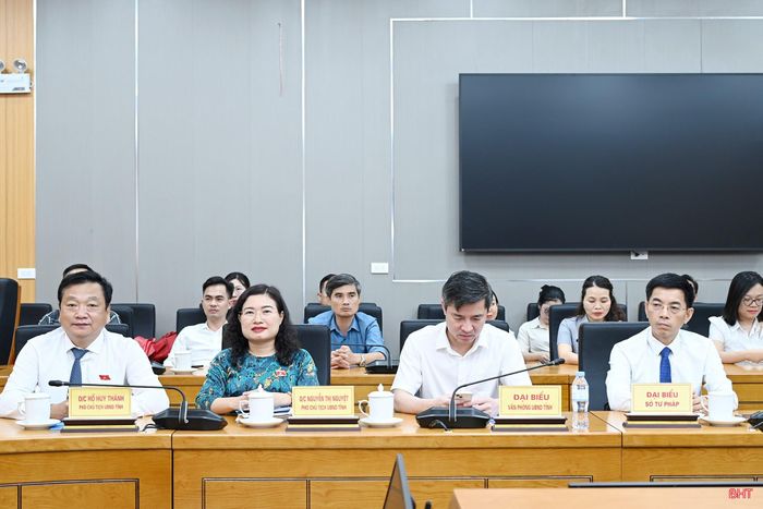  Các đồng chí Phó Chủ tịch UBND tỉnh và đại biểu dự hội nghị. 