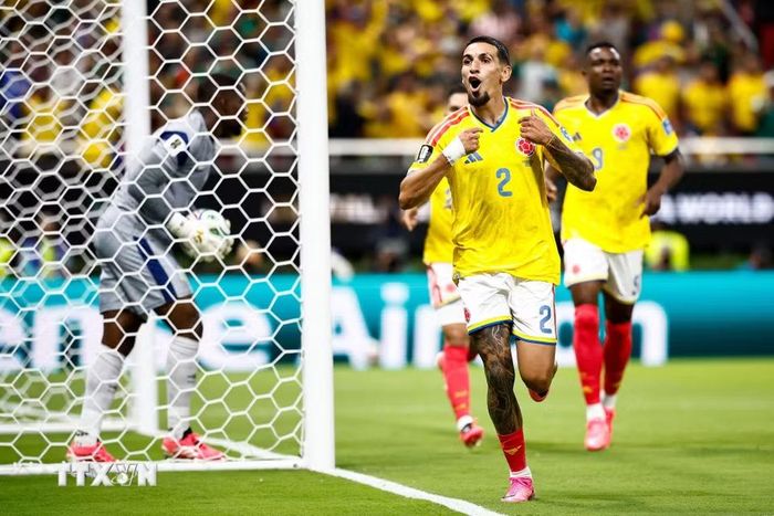 Colombia sớm giành quyền đi tiếp ở bảng đấu có sự góp mặt của Bồ Đào Nha. (Ảnh: AFP/TTXVN)