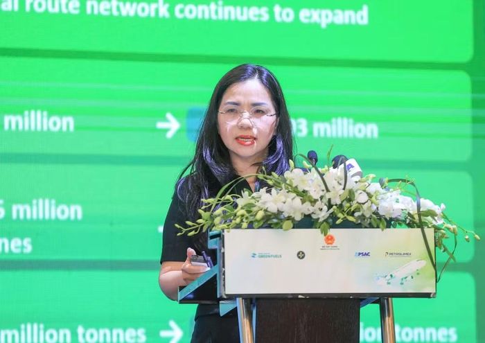 Bà Nguyễn Thị Phương Hiền, Phó Giám đốc Học viện Chiến lược, bồi dưỡng cán bộ xây dựng (Bộ Xây dựng). (Ảnh: Tạ Hải/Vietnam+)