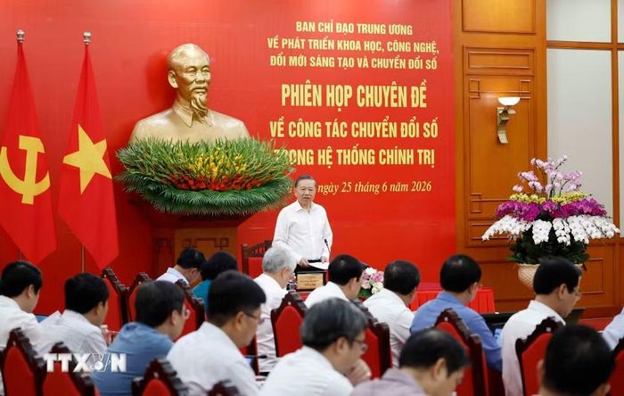 Tổng Bí thư, Chủ tịch nước Tô Lâm phát biểu. (Ảnh: Thống Nhất/TTXVN)