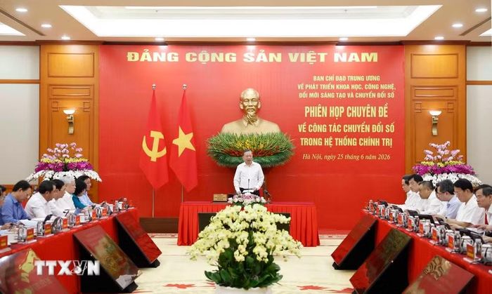 Tổng Bí thư, Chủ tịch nước Tô Lâm phát biểu. (Ảnh: Thống Nhất/TTXVN)