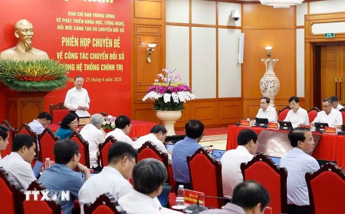 Tổng Bí thư, Chủ tịch nước Tô Lâm phát biểu. (Ảnh: Thống Nhất/TTXVN)