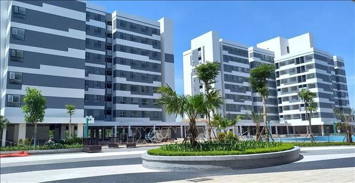 Khu nhà ở xã hội phường Đồng Văn (Ninh Bình) vừa hoàn thành với 564 căn hộ.