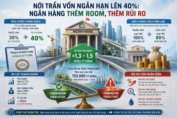 Dư địa mới sau Thông tư 25 có thực sự được chuyển hóa thành dòng vốn hiệu quả. Ảnh minh họa