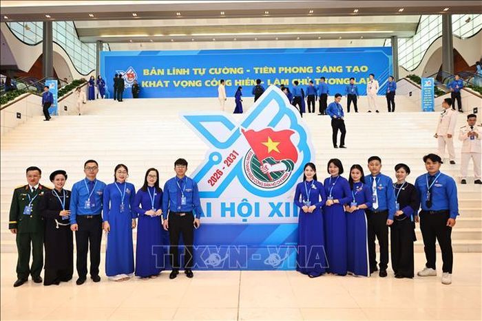 Đại biểu dự phiên khai mạc trọng thể Đại hội đại biểu toàn quốc Đoàn Thanh niên Cộng sản Hồ Chí Minh lần thứ XIII, nhiệm kỳ 2026 - 2031. Ảnh: Minh Đức/TTXVN