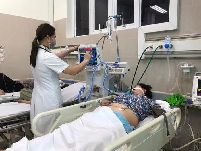 Nhiều ca cấp cứu do nắng nóng tại Bệnh viện Thanh Nhàn (Ảnh: BVCC).