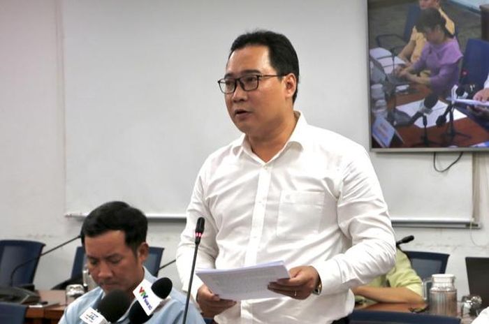 ông Trịnh Quốc Dũng, Phó trưởng phòng Hạ tầng kỹ thuật - Sở Xây dựng TP.HCM thông tin đến báo chí.