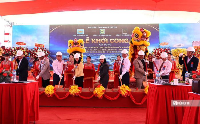 Lãnh đạo tỉnh Đắk Lắk thực hiện nghi thức động thổ 3 nhà máy tại Khu công nghiệp Hòa Hiệp