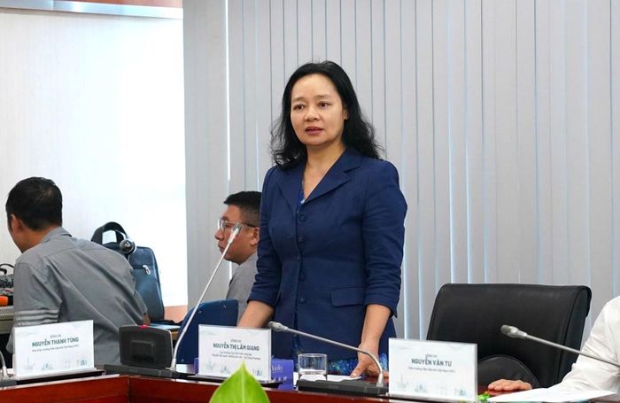 Bà Nguyễn Thị Lâm Giang - Cục trưởng Cục Đổi mới sáng tạo, Chuyển đổi xanh và Khuyến công (Bộ Công Thương) đánh giá cao sự hợp tác giữa VPI và NSMO. Ảnh: Văn Giáp/Bnews/vnanet.vn