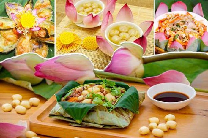Đồng Tháp có nhiều món ngon từ sen.