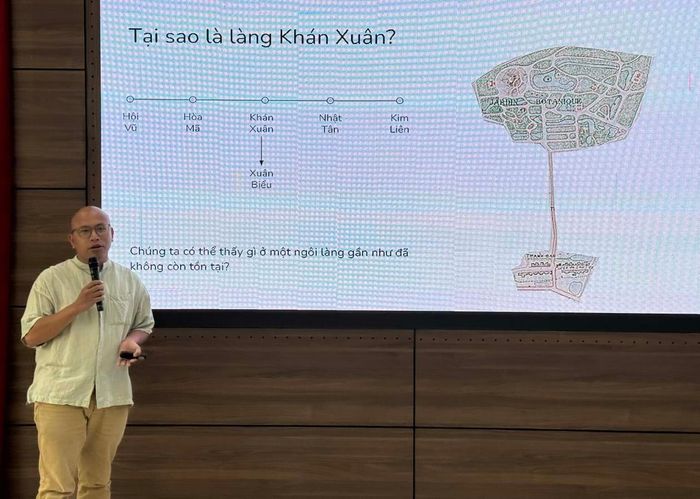 Vị trí đặc biệt của làng Khán Xuân là lý do thôi thúc KTS. Nguyễn Vũ Hải cùng các cộng sự lựa chọn đối tượng này để nghiên cứu. Ảnh: Đoan Túc