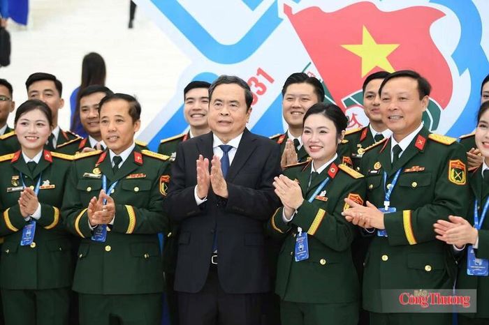 Chủ tịch Quốc hội Trần Thanh Mẫn dự Phiên trọng thể Đại hội Đoàn toàn quốc lần thứ XIII - Ảnh: Xuân Tùng