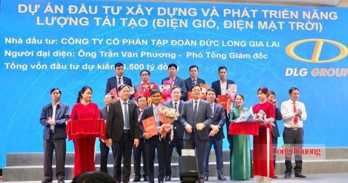 Gia Lai chấp thuận nhà đầu tư Dự án đầu tư xây dựng và phát triển năng lượng tái tạo cho Công ty Cổ phần Tập đoàn Đức Long Gia Lai. Ảnh: Hiền Mai 