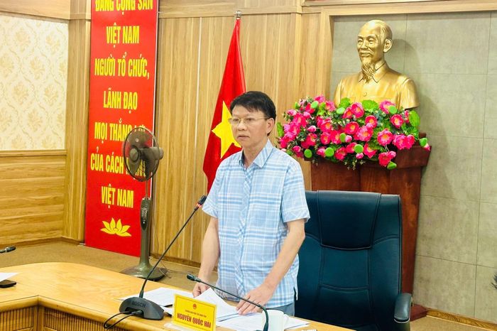 Trưởng Ban Pháp chế HĐND tỉnh Nguyễn Quốc Hải phát biểu kết luận buổi giám sát.