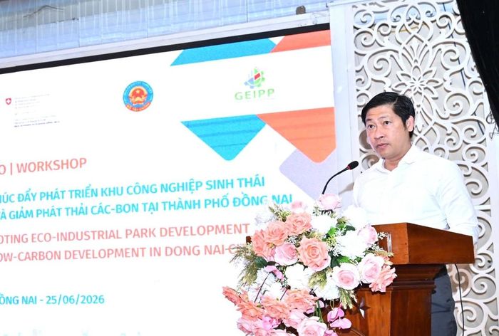 Ông Phạm Việt Phương, Phó Trưởng ban phụ trách DNIEZA phát biểu tại hội thảo.
