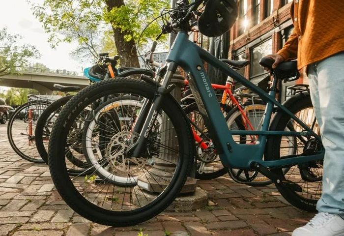 The Monarc Tracer e-bike is available in high-step frame option