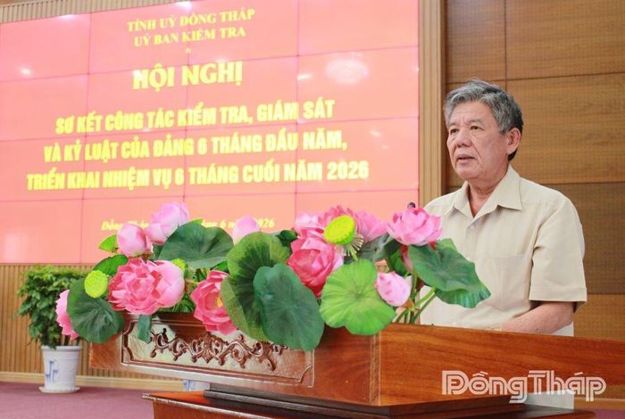 Đồng chí Ngô Chí Cường phát biểu chỉ đạo hội nghị.
