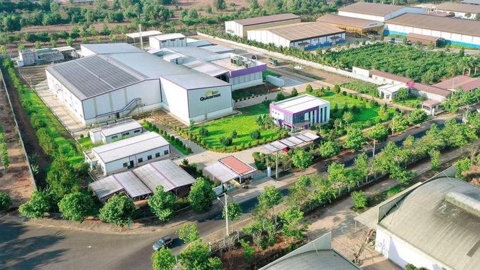  Công ty TNHH Quicornac tại Khu Công nghiệp Trà Đa được xét hạng đạt xuất sắc trong công tác bảo vệ môi trường. Ảnh: ĐVCC 