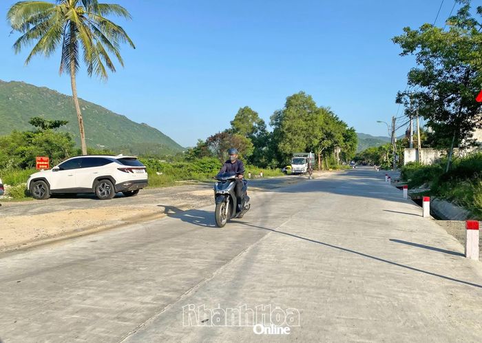 Đường Thái Khang trong ngày khánh thành.