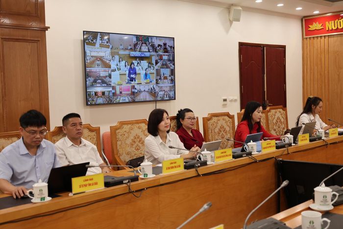 Đại biểu dự hội nghị tại điểm cầu tỉnh Lai Châu.