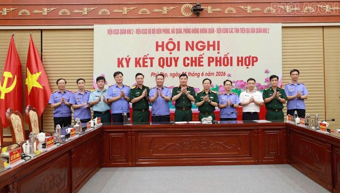 Đại diện các đơn vị tham gia ký kết Quy chế phối hợp.