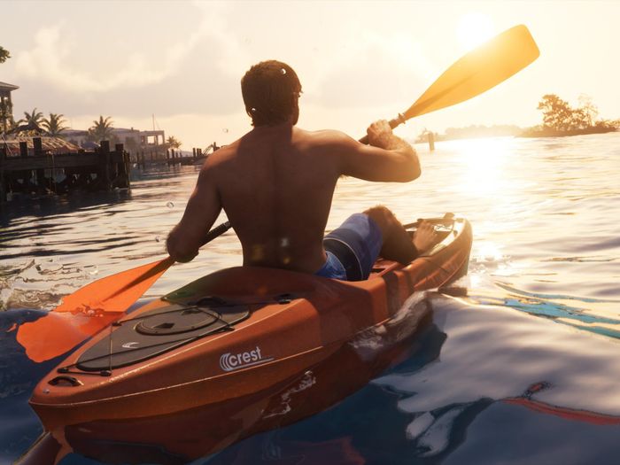 Hiệu ứng phản chiếu và ánh sáng được thể hiện trong GTA 6
