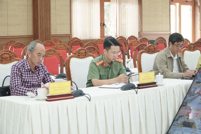 Lãnh đạo sở, ngành dự hội nghị tại điểm cầu tỉnh Lâm Đồng