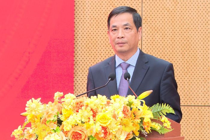 Đồng chí Võ Thanh Bình, Ủy viên Ban Thường vụ Tỉnh ủy, Trưởng Ban Tuyên giáo và Dân vận Tỉnh ủy, Trưởng Ban Tổ chức hội thi phát biểu nhận xét, đánh giá hội thi
