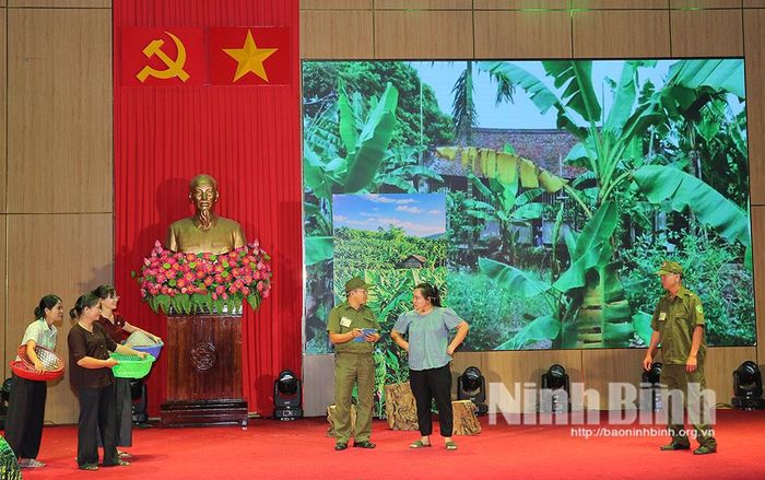 Phần thi xử lý tình huống của cụm thi đua số 10.