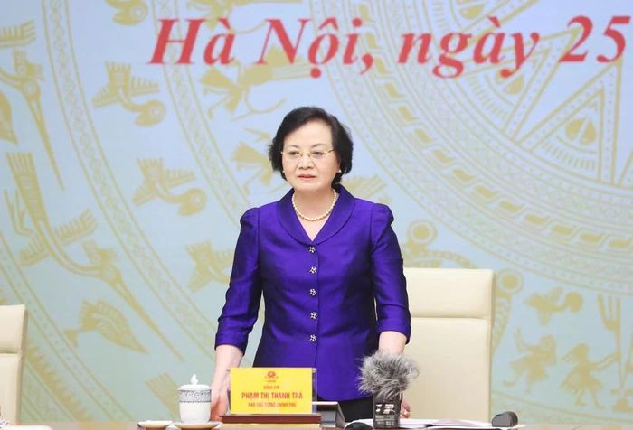 Phó Thủ tướng Phạm Thị Thanh Trà phát biểu tại hội nghị. Ảnh: Lâm Khánh-TTXVN