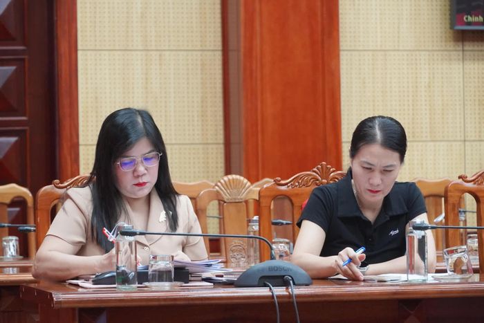 Đại biểu dự hội nghị tại điểm cầu tỉnh Quảng Trị - Ảnh: H.L