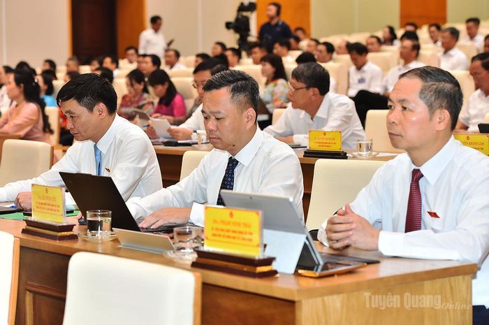 Các đại biểu dự kỳ họp.