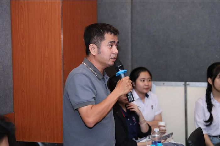 Ông Trần Quang Ninh đại diện Công ty Quản trị rủi ro tài chính