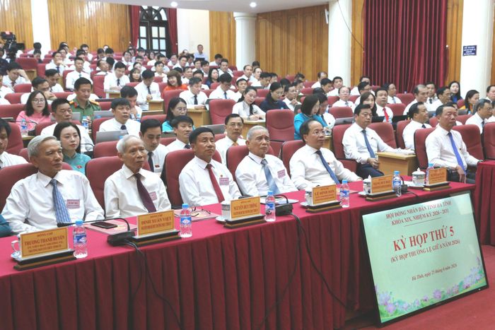 Các đại biểu tham dự kỳ họp