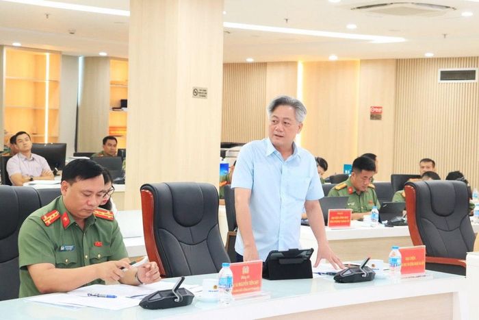 Phó Giám đốc Sở Khoa học và Công nghệ TP Hà Nội Nguyễn Tiến Sỹ phát biểu