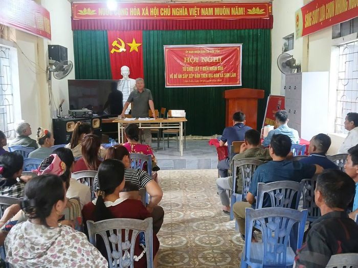 Các bản tổ chức hội nghị lấy ý kiến Nhân dân.
