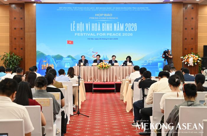 Quang cảnh cuộc họp báo. Ảnh: Đỗ Thảo - Mekong ASEAN