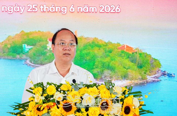  Đồng chí Nguyễn Hồ Hải, Bí thư Tỉnh ủy Cà Mau bày tỏ trân trọng trước sự quan tâm của Bộ Công an đối với tỉnh Cà Mau.