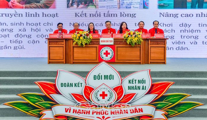  Đoàn Chủ tịch Đại hội Đại biểu Hội Chữ thập đỏ tỉnh Cà Mau lần thứ I, nhiệm kỳ 2026-2031.
